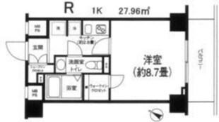 カスタリア初台の物件間取画像